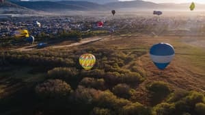 León toca el cielo: el FIG 2025 se llenó de magia y globos aerostáticos