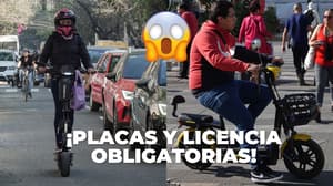 Scooters y bicis eléctricas necesitarán placas y licencia para conducir en CDMX desde esta fecha