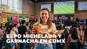 Antojitos, pantallas gigantes y más en la Expo Michelada y Garnacha de CDMX
