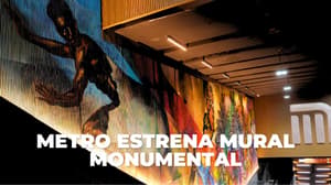 Metro CDMX tiene el mural holográfico más grande del mundo: ¿dónde está?