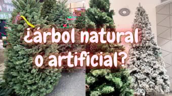 ¿Árbol natural o artificial? Así puedes elegir la mejor opción para Navidad