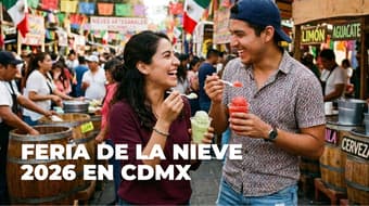 De fresa, limón y hasta tequila: lánzate a la Feria de la Nieve 2026 en CDMX