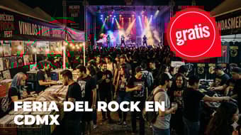 Habrá Feria del Rock GRATIS en la CDMX: lánzate por vinilos, playeras y música en vivo