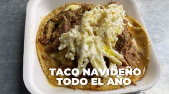 Taco “navideño” todo el año en CDMX: el secreto mejor guardado de la Obrera