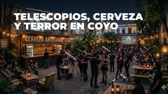 Telescopios, terror y cerveza: planazo en Coyoacán por $120