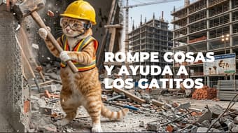 ¡Plan miautástico para el Día del Niño! Romper cosas para apoyar a los michis en un albergue