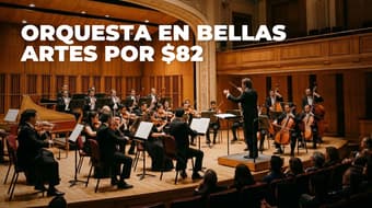 ¿Bellas Artes por $82? Lánzate a este concierto de Mozart con orquesta en vivo en CDMX