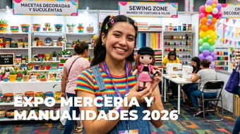 ¿Buscas hobby nuevo? Lánzate a la Expo Mercería y Manualidades 2026 en la CDMX