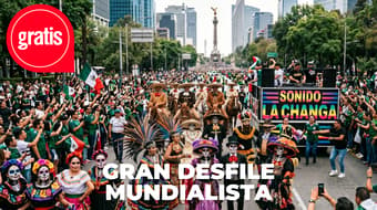 ¡Día de Muertos en junio y baile gratis con La Changa! Así será el Gran Desfile Mundialista en CDMX