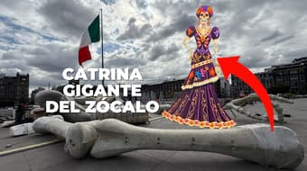 Así será la Catrina más alta del mundo: huesos luminosos, arte textil y más en la Ofrenda del Zócalo