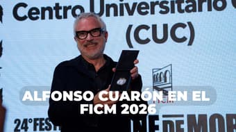 ¡Goooya, goooya! Alfonso Cuarón recibe la Medalla Filmoteca UNAM en el FICM 2026