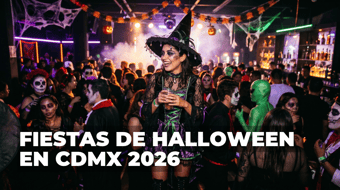 Aliens, brujas y terror: Lánzate a estas fiestas de Halloween en CDMX