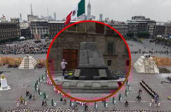 Zócalo de CDMX tiene una nueva fuente: ¿qué significa el monumento Tecuichpo Ixcaxochitzin? 