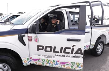 Así son las nuevas patrullas de CDMX: tecnología de punta y diseños con flores y ajolotes