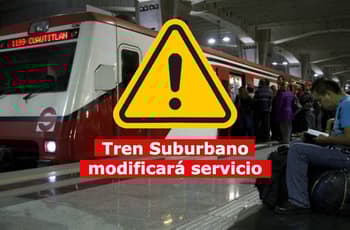 ¡Toma precauciones! Tren Suburbano modificará su servicio por obras de conexión con el AIFA