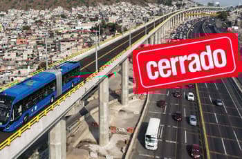 Autopista México-Puebla cerrará por obras del Trolebús Chalco-Santa Martha: fechas y horarios