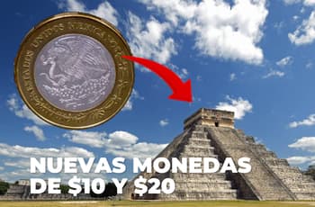 Así son los diseños de las nuevas monedas de 10 y 20 pesos: ¿cuándo estarán disponibles?