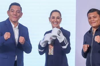 Sheinbaum se pone los guantes: “Boxeando por la Paz” dará clases gratuitas y salario a 5 mil instructores