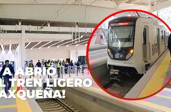 Reabre Tren Ligero Taxqueña: así quedó la estación y así funcionará por el Mundial