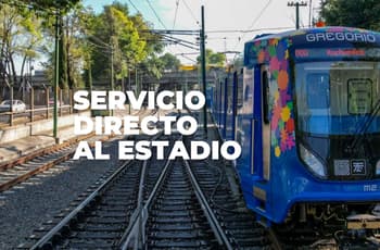 Tren Ligero tendrá servicio directo al estadio; será solo para quien tenga boletos del Mundial 2026