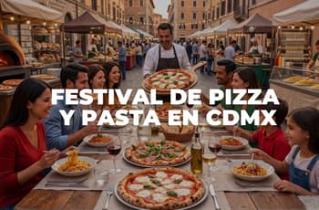 Llega el Festival de pizza y pasta GRATIS a CDMX con talleres, degustaciones, postres y más