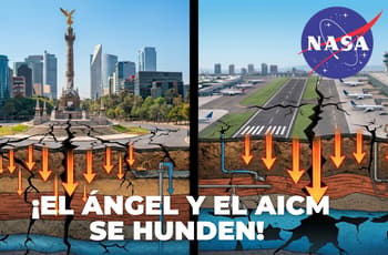 NASA detecta hundimientos en AICM y el Ángel de la Independencia: ¿qué está pasando en CDMX?