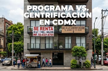 Gentrificación en CDMX: crean programa de vivienda para desplazados con renta accesible