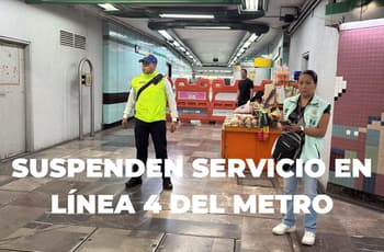 Suspenden servicio en la Línea 4 del Metro de CDMX; ¿qué pasó?