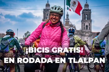 ¡Lánzate a la rodada en la ciclovía de Tlalpan! Rifarán bicicletas y prestarán Ecobici