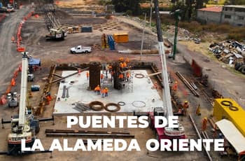 ¿Cuándo abren los puentes de la Alameda Oriente? Así van las obras