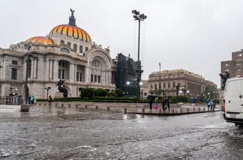 Tormenta en CDMX dejó inundaciones en Bellas Artes y el Centro: ¿a qué hora lloverá hoy?