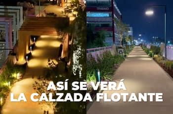 Así lucirá de noche la Calzada Flotante de Tlalpan: fuentes, luces, y áreas verdes: ¿cuándo abre?