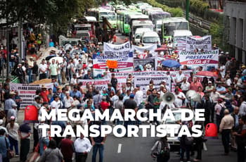 ¡Toma precauciones! Habrá megamarcha de transportistas en CDMX: fecha y calles afectadas