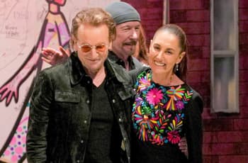 ¿U2 dará un concierto en el Zócalo de CDMX? Esto dijo Sheinbaum tras encuentro con la banda irlandesa