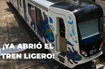 Tren Ligero de CDMX ya da servicio hasta Tasqueña: así es el nuevo transporte ‘El Ajolote’