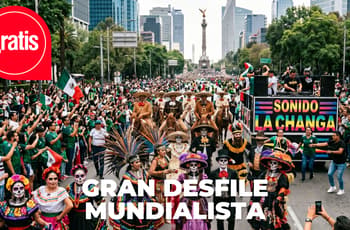 ¡Día de Muertos en junio y baile gratis con La Changa! Así será el Gran Desfile Mundialista en CDMX