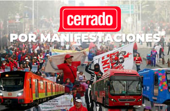 Cierran estaciones del Metro por manifestaciones en CDMX; prevén suspender Tren Ligero