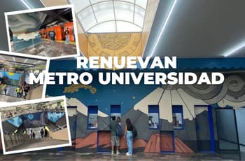 ¡Goooya! Así quedó la remodelación de Metro Universidad: hay nuevos murales, placas y más