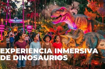¡Tierra Jurásica muy cerca de CDMX! Lánzate a la nueva experiencia inmersiva de dinosaurios