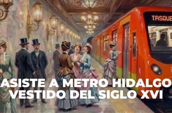 Del meme a la realidad: convocan a asistir vestidos del siglo XVI al Metro Hidalgo