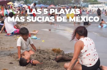 ¡Ojo en vacaciones! Estas son las playas más sucias de México, según Cofepris