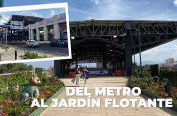 Así quedó la conexión entre el Metro Chabacano y el Jardín Flotante de Calzada Tlalpan