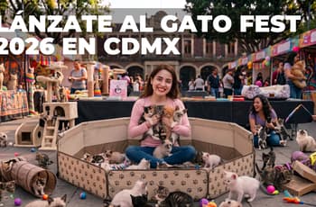 Michis en adopción, comida, bazar y más en el Gato Fest 2026 en CDMX: ¿cuándo y dónde será?