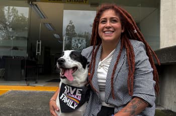 Conoce a Epi, la perrita de apoyo emocional de la UNAM