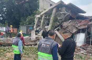 Edificio se derrumba en Viaducto Miguel Alemán, en la colonia Escandón: esto pasó