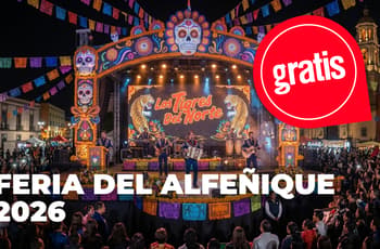 Los Tigres del Norte, Los Ángeles Azules, el Malilla y más GRATIS en la Feria del Alfeñique 2026: cartel y fechas