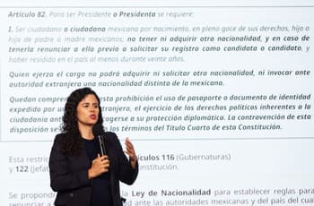 Sheinbaum propone prohibir doble nacionalidad para aspirar a la Presidencia, gubernaturas y Jefatura de Gobierno