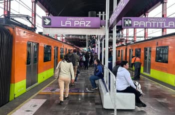 Gobierno federal revisa recursos para rehabilitar la Línea A del Metro; atiende inundaciones