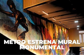 Metro CDMX tiene el mural holográfico más grande del mundo: ¿dónde está?