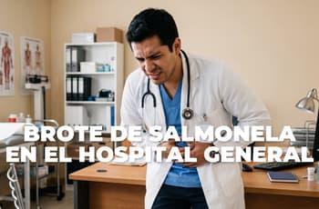 ¡Llamen a un doctor! Brote de salmonela enferma a 135 médicos del Hospital General: esto pasó